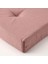 Sandalye Minderi Pembe Renk 35/42X40X4 cm Cırt Cırtlı Bantlı 2