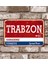 Kişiye Özel Trabzon-Karadeniz-Türkiye-Retro-Vintage-Metal-Poster 1