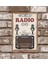 RETRO246-KIŞIYE Özel Dünya-Radyo-Günü-Retro-Vintage-Metal-Poster 1