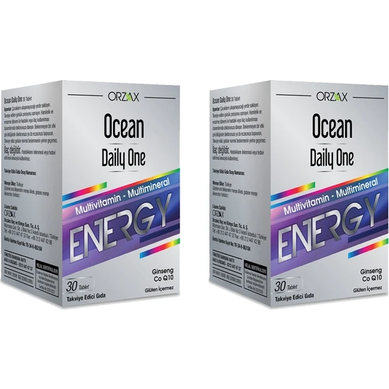 Ocean Daily One Energy 30 Tablet - 1 Alana 1 Bedava