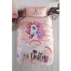 Clasy Ranforce %100 Pamuk Tek Kişilik Dört Mevsim Pink Dreams