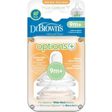 Dr Brown's Y Kesim Geniş Ağız Silikon Biberon Emziği