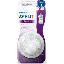 Philips Avent Natural Biberon Emziği Y Kesik 6m+ 2'li Yoğun Kıvamlı Gıdalar Için SCF046/27