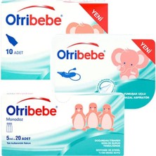 Otribebe Nazal Burun Aspiratörü + 10 Yedek + 20 Adet Serum Fizyo