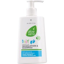 Lr Aloe Vera Bebek Hassas Yıkama Losyonu ve Şampuanı 250 ml