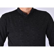 Raymons R2251 Polo Yaka Mevsimlik Penye/Siyah/2xl