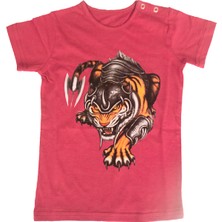 Fly Tshirt Tiger Çocuk Kısa Kollu T-Shirt