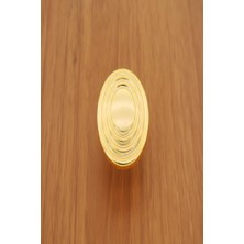 Azm Hırdavat Halkalı Sarı Düğme Kulp