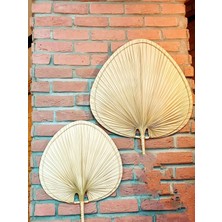 Renesse Home Liberya El Yapımı Palmiye Duvar Dekoru (Ikili Set)