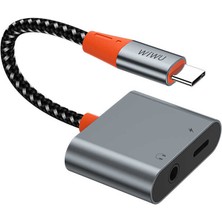 Wiwu LT10 Type-C To 3.5mm Aux Çevirici Ses Adaptörü