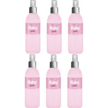 Eyüp Sabri Tuncer Bebek Kolonyası Baby Pınk 150 ml Silindir Pet Şişe Sprey x 6 Adet