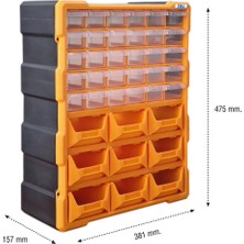 Full Avmnb39 Monoblock Avadanlıklı Organizer Çekmece Seti 39 Lu