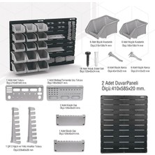 Full Dps35 Duvar Panel Seti, Avadanlık Askı - 35 Parça