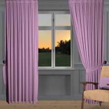 Decoperde Ada Fon Perde Sık Pile (1'e 3 Pile) K.lila