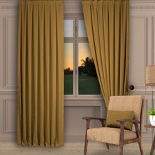 Decoperde Ada Fon Perde Sık Pile (1'e 3 Pile) A.hardal