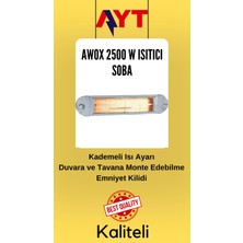 Awox Isıtıcı Soba Ecotec 2500W Infrared