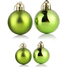 Kuzey Profesyonel Vıp Kalite 5 cm 12 Adet Mat Parlak Açık Yeşil Top Yılbaşı Ağacı Süsleri Vitrin Süsleri Açık Yeşil Yılbaşı Top Süsler Açık Yeşil Noel Ağacı Süsleri