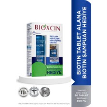 Bioxcin Biotin 5000 mg + Çinko 15 mg 60 Tablet + 300 ml Şampuan Hediyeli