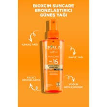 Bioxcin Sun Care Bronzlaştırıcı Yağ SPF15 200 ml