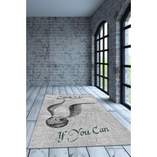 Homshtag Beni Yakala Dokuma Tabanlı Yıkanabilir Kaymaz Harry Potter Film Halısı