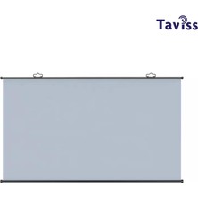 TAVİSS 100 İNÇ 221X124 CM Anti-Light Duvar Tipi Rulo Katlanabilir Projeksiyon Perdesi