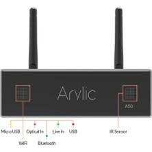 Arylic A50+ Wifi & Bluetooth Çok Bölgeli Ev Amplifikatörü