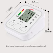 Umee Kol Tipi Elektronik Tansiyon Aleti - Beyaz (Yurt Dışından)