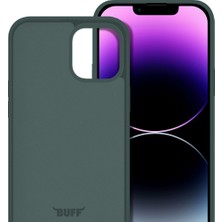 Buff iPhone 14 Pro Max Rubber S Kılıf Dark Green