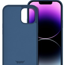 Buff iPhone 14 Pro Max Rubber S Kılıf Navy Blue