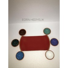 Ecrin Kesik Servis Tabağı 6lı Kase