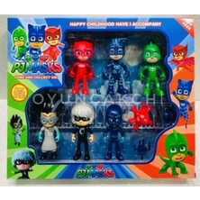 Pj Masks Pj Maskeliler Pj Mask Pija Maskeliler Oyuncak Figür Seti 10 Parça Pj Masks