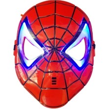 Spiderman Örümcek Adam Oyuncak Seti Örümcek Atan Eldiven ve Işıklı Maske