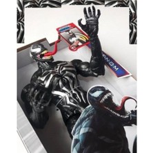 Can Oyuncak Venom Figür 30 cm Avengers Venom Figür Venom Işıklı ve Sesli Aksiyon Figür Oyuncak