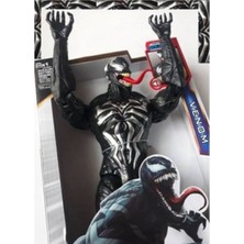 Can Oyuncak Venom Figür 30 cm Avengers Venom Figür Venom Işıklı ve Sesli Aksiyon Figür Oyuncak