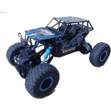 Toysan Oyuncak Rock Grawler 1:16 Ölçek 2.4 Ghz Çekişli Uzaktan Kumandalı Mavi Buggy Jeep