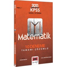 Yargı Yayınevi KPSS 2023 Genel Yetenek Hedef Iyı Serisi Matematik Tamamı Çözümlü 10 Deneme