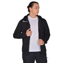 Diadora Imola - Erkek Siyah Pamuklu Tam Fermuarlı Spor Sweatshirt - DDTAM1050049