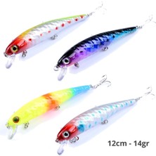 MSO Teknoloji Olta Balıkçılık Minnow 12CM 14GR Rapala Yapay Yem