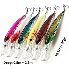 MSO Teknoloji Olta Balıkçılık Minnow 16.5cm 28GR Deep Rapala Yapay Yem