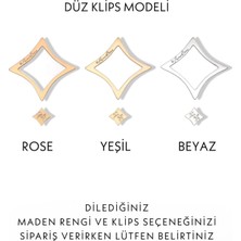 Shine & Pure Sılk Accessorıes- 6 Diamond Silver Handmade