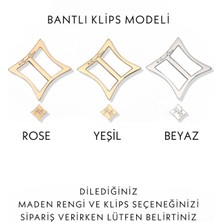 Shine & Pure Sılk Accessorıes- 6 Diamond Silver Handmade