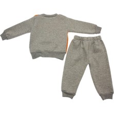 VİTASTORETR Ördek Desenli Içi Şardonlu Yumuşak Kalın Sweat Takım
