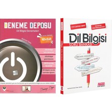 Deneme Deposu Yayınları TYT Dil Bilgisi Deneme ve Akm Dil Bilgisi Soru Bankası Seti 2 Kitap