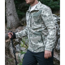 Huğlu Outdoor Kamuflaj Desenli Polar Hırka