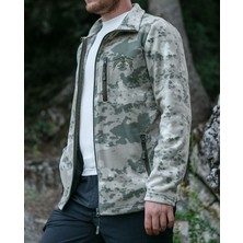 Huğlu Outdoor Kamuflaj Desenli Polar Hırka