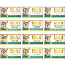 Nutri Feline Ton&tavuk Etli Ciğerli 85GR Nutri Yaş Kedi Maması 12ADET