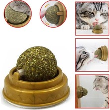Anadolu Saray Çarşısı Eğlenceli Doğal Catnipli Yenilebilir Kedi Nanesi Otu Oyun Topu Oyuncağı Cat Mint Top Oyuncak