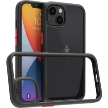 Xstep Case iPhone 14 Için 9h Sertlik Temizlikli Cam + Tpu Şok Geçirmez Hibrit Kılıf Mat Tampon Şeffaf Telefon Kapağı (Yurt Dışından)