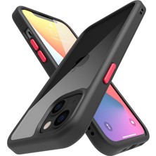 Xstep Case iPhone 14 Için 9h Sertlik Temizlikli Cam + Tpu Şok Geçirmez Hibrit Kılıf Mat Tampon Şeffaf Telefon Kapağı (Yurt Dışından)