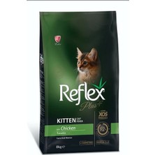 Reflex Plus Yavru Kedi Maması 8 kg Süper Premium Tavuklu Karışık Tatlı Yerli Üretim